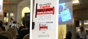 Goron a reçu le trophée de meilleur employeur 2018 dans un palace parisien