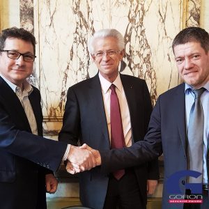 Signature du partenariat entre Goron et la CCI pour la création d'une formation